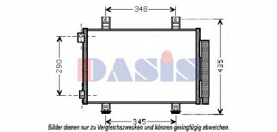 AKS DASIS 322023n -  Конденсатор, кондиционер